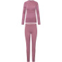 Viking Gasher Lady Set Merino bielizna damska, różowy, M