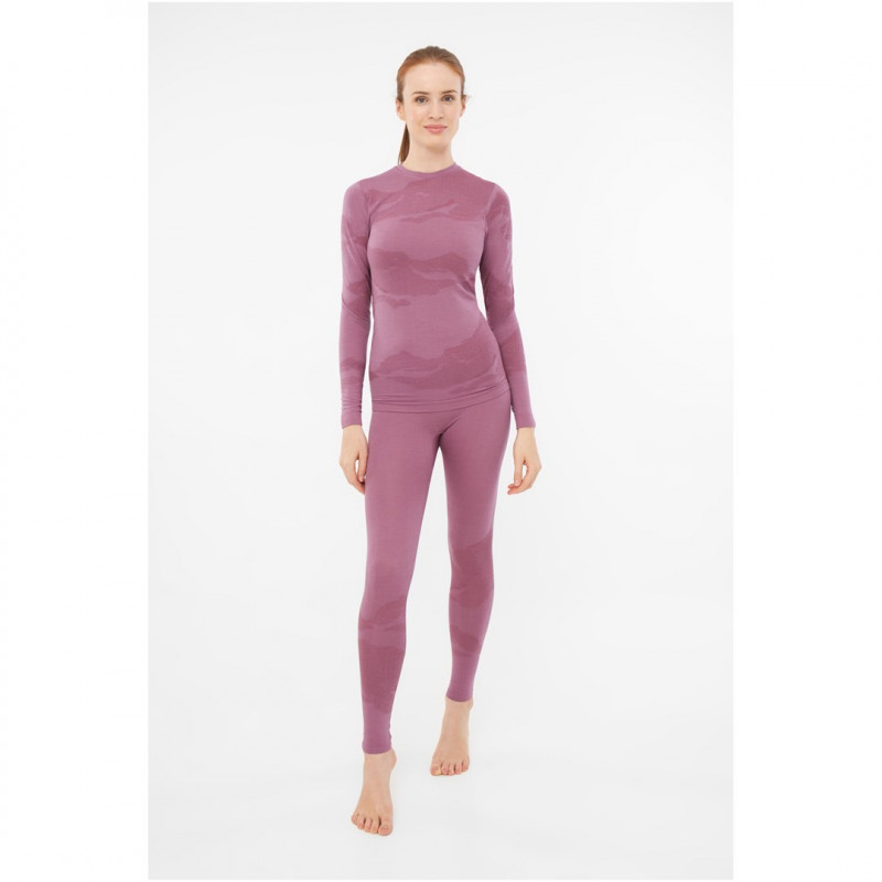 Viking Gasher Lady Set Merino bielizna damska, różowy, S