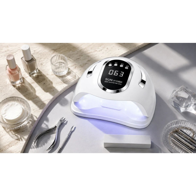 Lampa do paznokci Extralink Stay Beauty UV LED, 280 W, LED+UV, biała