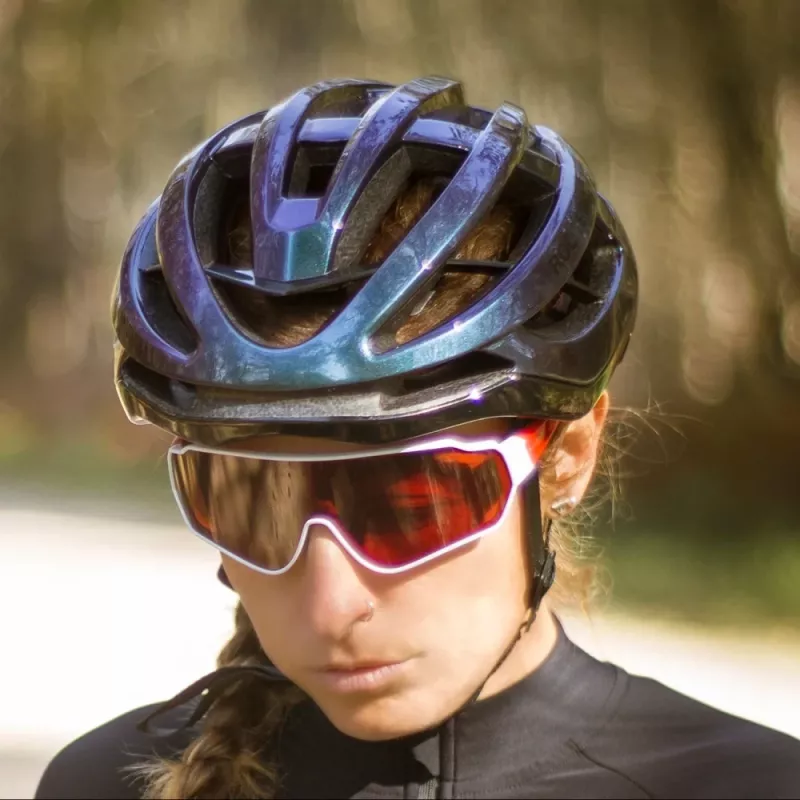 Kask rowerowy Rockbros HC-58C-M 55–58 cm, Blue Chameleon