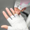 Rockbros S389 Damskie krótkopalczaste rękawiczki rowerowe z amortyzacją drgań, rozmiar L, wielokolorowe