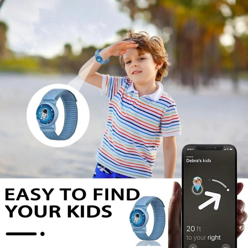 Pasek Tech-Protect Nylon For Kids do Apple AirTag 1 / 2, Astronaut