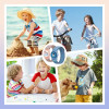 Pasek Tech-Protect Nylon For Kids do Apple AirTag 1 / 2, Astronaut