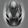 Kask rowerowy Rockbros ZK-077 z zintegrowanym wielokierunkowym oświetleniem 57–61 cm, czarny
