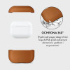 Etui Tech-Protect NaturalFit do Apple AirPods Pro 3, brązowe