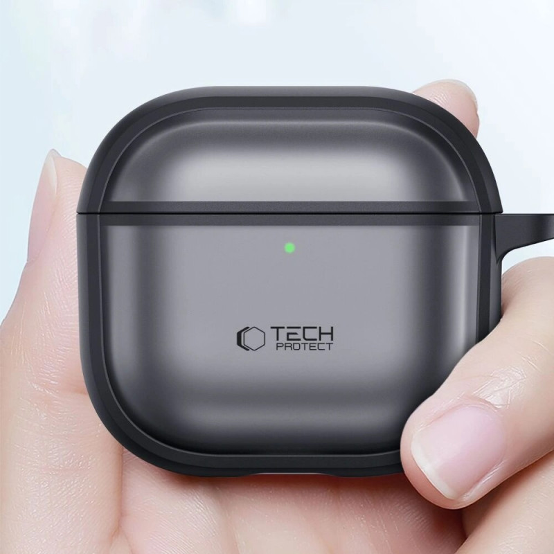 Etui Tech-Protect Magmat do Apple AirPods Pro 3, matowa czerń