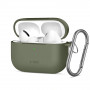 Tech-Protect Silicone Hook etui z silikonu na Apple AirPods Pro 3, Olive Green