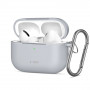 Etui silikonowe Tech-Protect Silicone Hook do Apple AirPods Pro 3, Crayon Grey