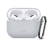 Etui silikonowe Tech-Protect Silicone Hook do Apple AirPods Pro 3, Crayon Grey