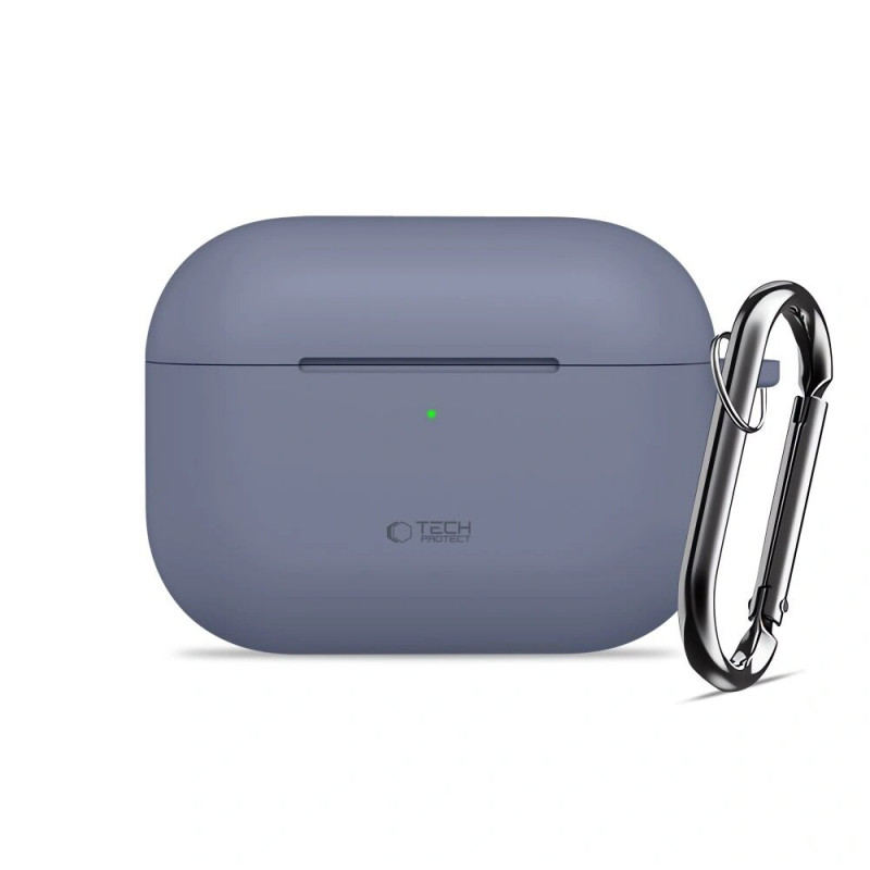 Tech-Protect Silicone Hook etui silikonowe na Apple AirPods Pro 3, Baby Blue