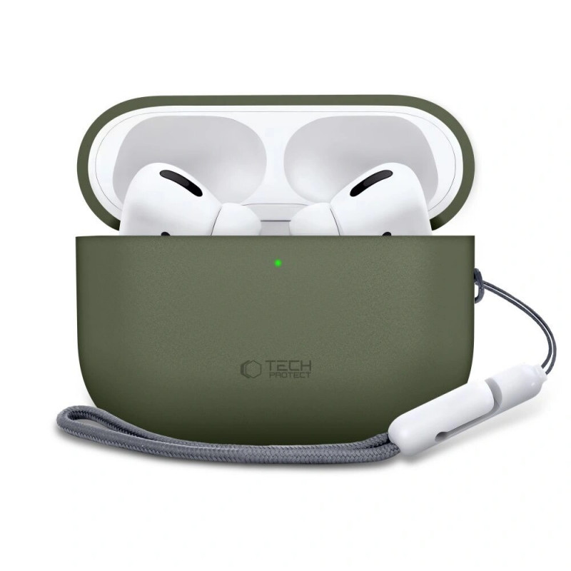 Tech-Protect Silikonowe etui Apple AirPods Pro 3 Olive Green
