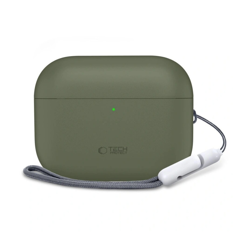 Tech-Protect Silikonowe etui Apple AirPods Pro 3 Olive Green