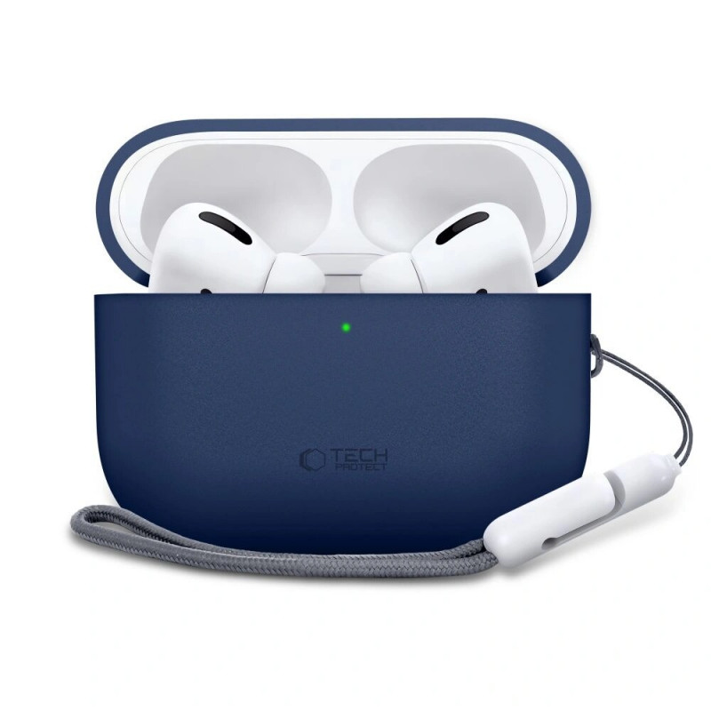 Tech-Protect Etui silikonowe Apple AirPods Pro 3 Navy Blue