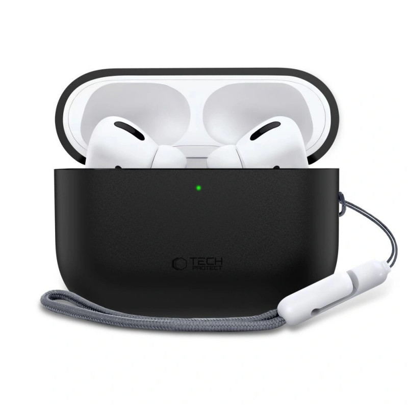 Tech-Protect Silikonowe etui Apple AirPods Pro 3 czarne
