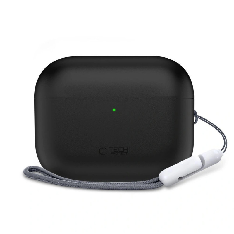 Tech-Protect Silikonowe etui Apple AirPods Pro 3 czarne