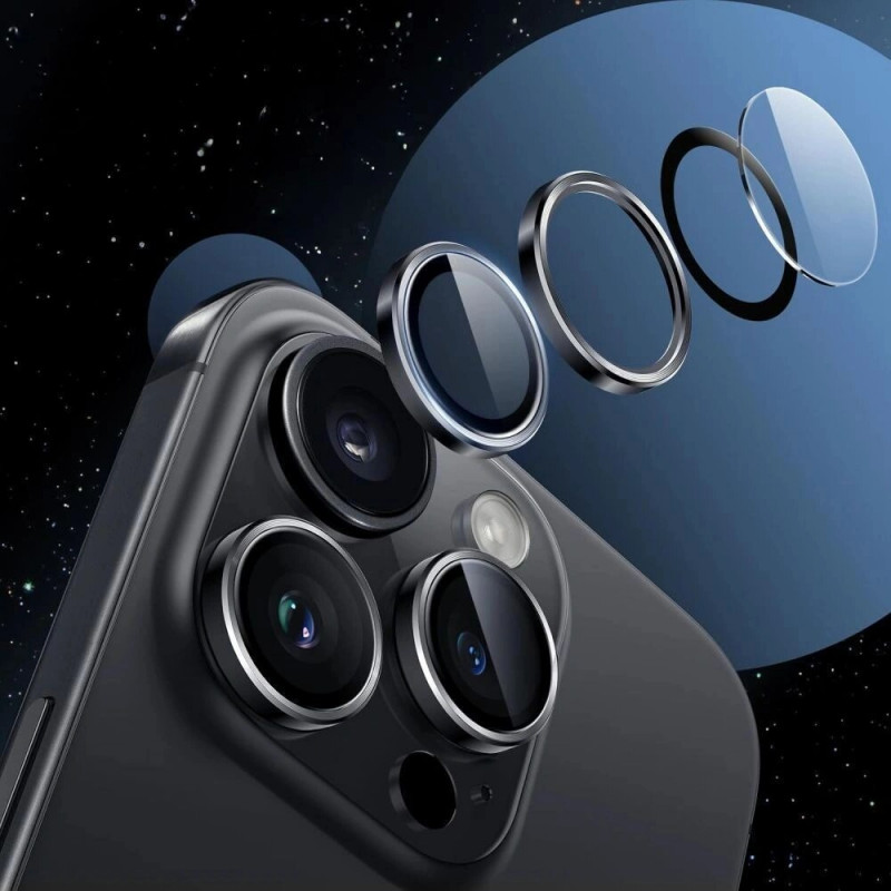 Tech-Protect Camring Fit+ Osłona obiektywu aparatu Samsung Galaxy S25 FE Przezroczysta