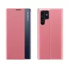 Hurtel New Sleep Case do Samsung Galaxy S25 Ultra z klapką i podstawką, różowy