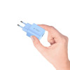 Tech-Protect NCA30 USB-A, USB-C ładowarka sieciowa PD 30W / QC3.0 Baby Blue