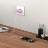 Tech-Protect NCA30 USB-A, USB-C ładowarka sieciowa PD 30W / QC3.0 Baby Pink