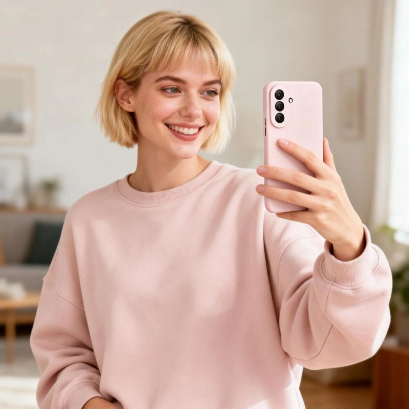 Tech-Protect Icon etui na Samsung Galaxy A57 5G, różowy