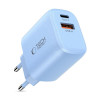 Tech-Protect NCA20 ładowarka sieciowa USB-A, USB-C PD 20W / QC3.0 Baby Blue