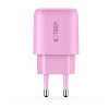 Tech-Protect NCA20 ładowarka ścienna USB-A / USB-C PD 20W / QC3.0, Baby Pink