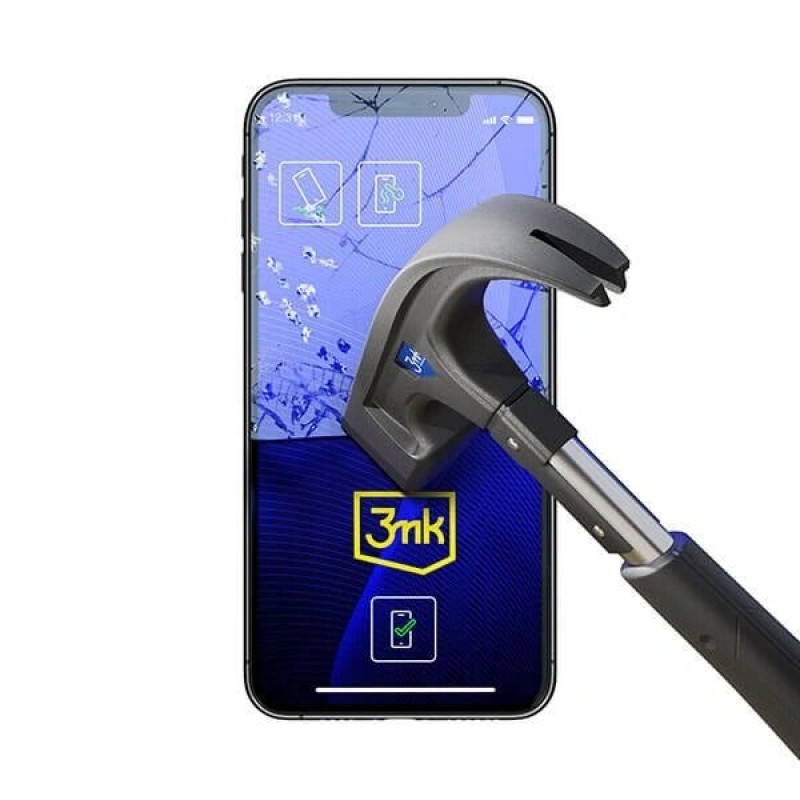 Szkło hybrydowe na ekran 3MK FlexibleGlass Apple iPhone 16e / 14 / 13 / 13 Pro