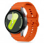 Tech-Protect Silikonowy pasek sportowy do Samsung Galaxy Watch 4/5/5 Pro/6/7/FE, pomarańczowy