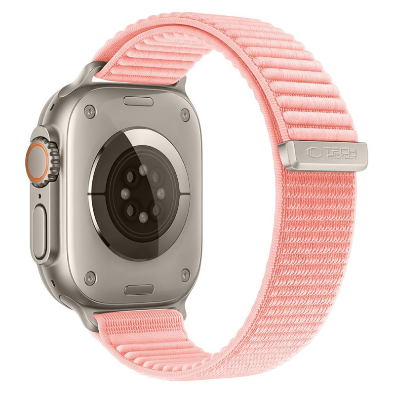 Pasek Tech-Protect NylonLoop do Apple Watch 8 / 9 / 10 / 11 / 12 / SE (40 / 41 / 42 mm), Blush Pink