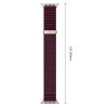 Pasek Tech-Protect NylonLoop do Apple Watch 8 / 9 / 10 / 11 / 12 / SE (40 / 41 / 42 mm), Deep Burgundy