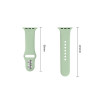 Tech-Protect Silikonowy pasek do Apple Watch 8 / 9 / 10 / 11 / 12 / SE (40 / 41 / 42 mm), Pistachio