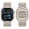 Tech-Protect Stainless pasek ze stali nierdzewnej do Apple Watch 8 / 9 / 10 / 11 / 12 / SE / Ultra (44 / 45 / 46 / 49 mm), Starlight