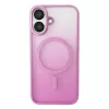 Etui silikonowe MagSafe Puro Gradient dla iPhone 16, różowe