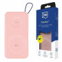 Power bank 3MK PastelUp 10000 mAh 22.5W, MagSafe, Qi, USB-A, USB-C, Lightning, różowy
