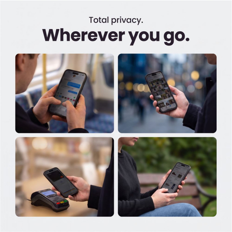 Tech-Protect Glass SPY+ szkło hartowane prywatyzujące do Apple iPhone 18 Pro (2 szt.)