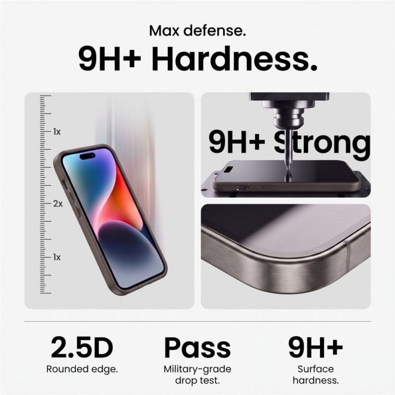 Tech-Protect Easy Set+ zestaw szkła hartowanego na ekran i obiektyw do Apple iPhone 18 Pro Max, Clear (3 szt.)