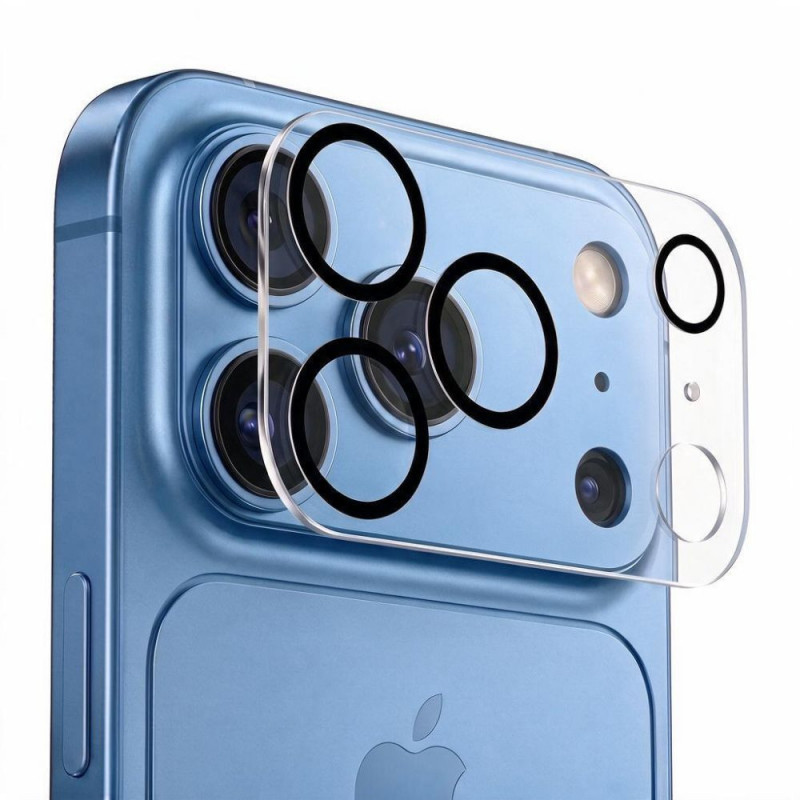 Tech-Protect Cam Fit+ osłona aparatu na Apple iPhone 18 Pro Max, przezroczysta