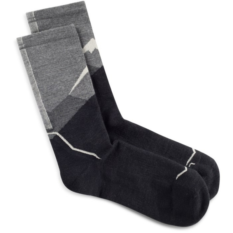 Skarpety Buff Merino Lightweight Crew LWC1, Graphite, L