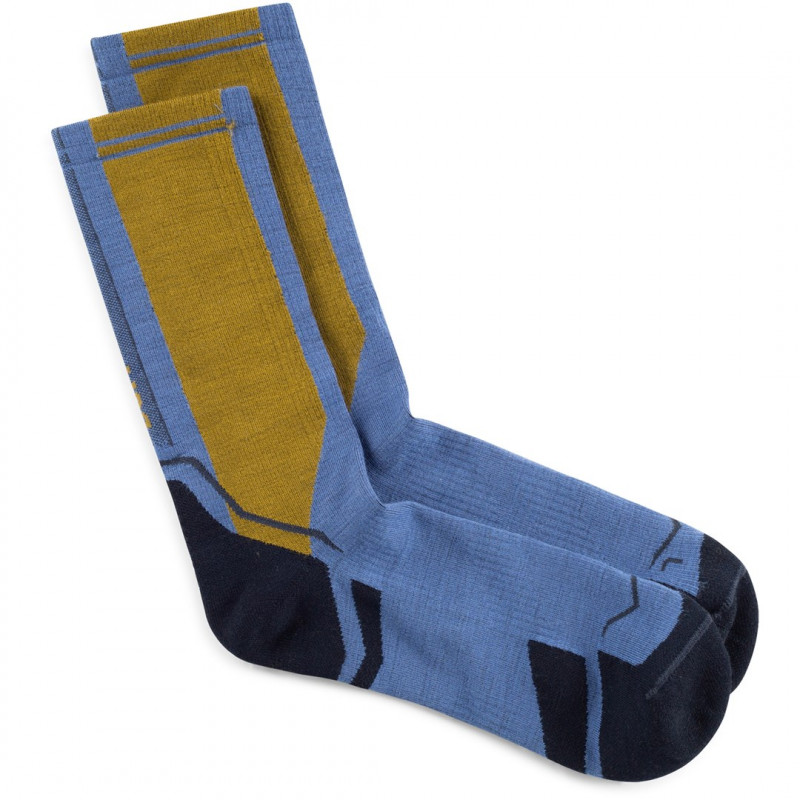 Buff Merino Lightweight Crew Sock LWC4, kolor niebieski, L
