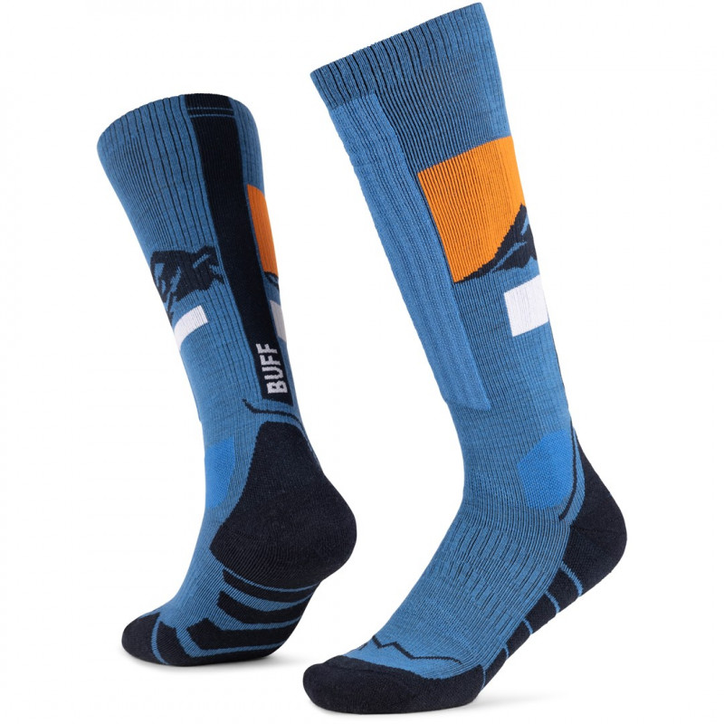 Skarpety Buff Merino HW Over The Calf HWO1, Royal Blue, L