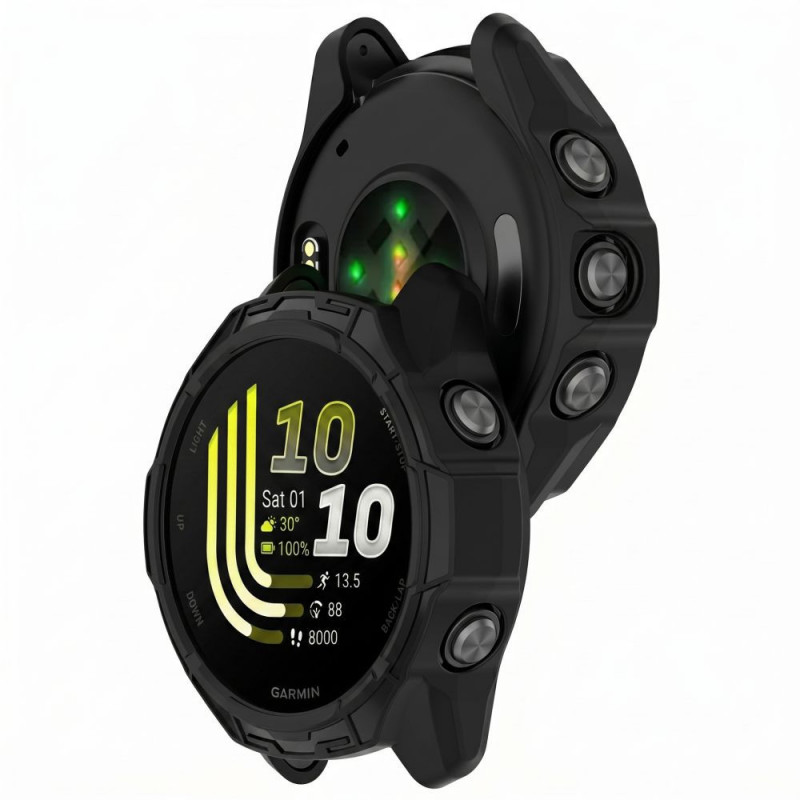 Etui ochronne Tech-Protect Defense Air dla Garmin Forerunner 70 / 170, czarny