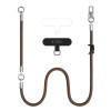 Tech-Protect C10S Rope zestaw paska na ramię i paska na nadgarstek, Walnut Brown/Titanium
