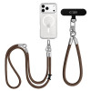 Tech-Protect C10S Rope zestaw paska na ramię i paska na nadgarstek, Walnut Brown/Titanium