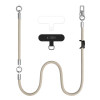 Tech-Protect C10S Rope zestaw paska na ramię i paska na nadgarstek, Desert Beige/Titanium