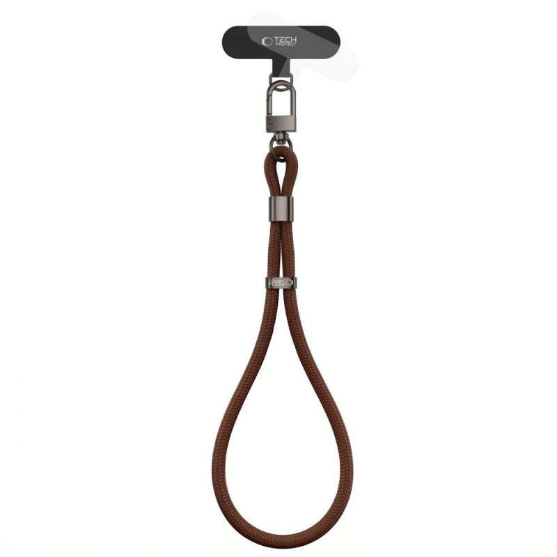 Tech-Protect C11S Rope smycz na nadgarstek, Walnut Brown