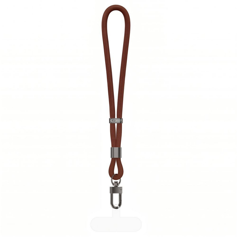 Tech-Protect C11S Rope smycz na nadgarstek, Walnut Brown