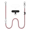 Tech-Protect C10S Rope zestaw paska na ramię i na nadgarstek, Dusty Rose/Titanium