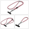 Tech-Protect C10S Rope zestaw paska na ramię i na nadgarstek, Dusty Rose/Titanium