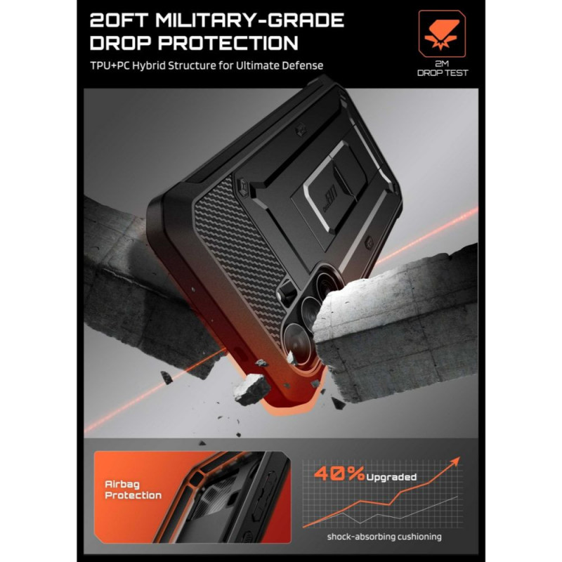 Supcase Unicorn Beetle Pro etui do Samsung Galaxy S26 FE, czarny