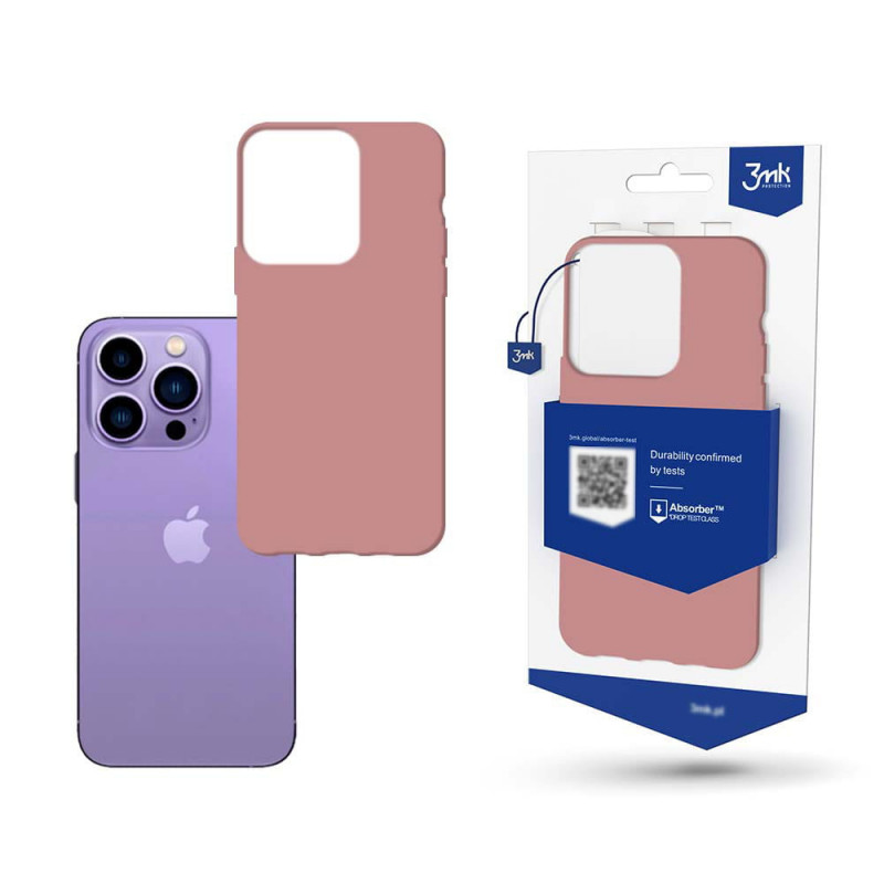 3MK Matt Case do Apple iPhone 14 Pro Max, różowy